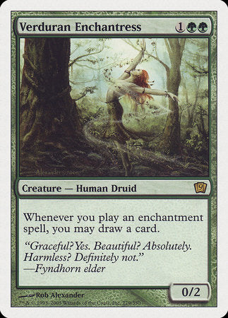 Verduran Enchantress [Ninth Edition] | Good Games Cannington