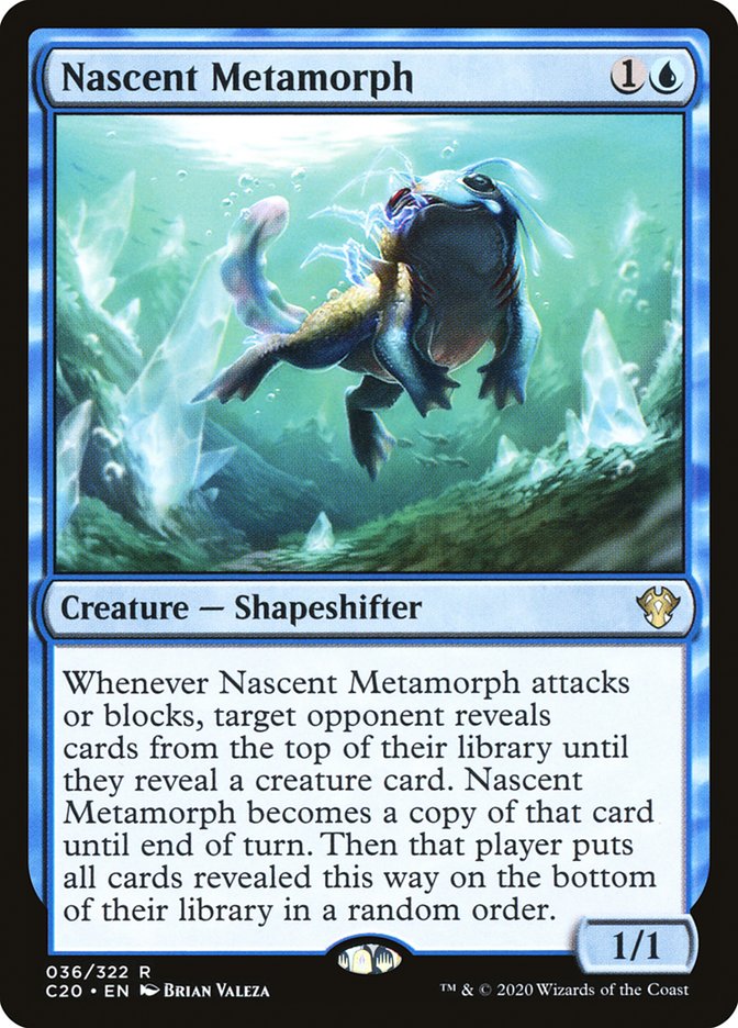 Nascent Metamorph [Commander 2020] | Good Games Cannington