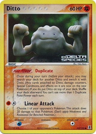 Ditto (62/113) (Stamped) [EX: Delta Species] | Good Games Cannington
