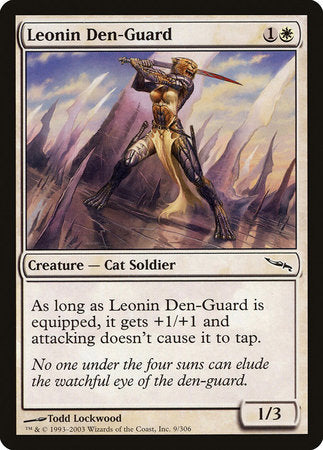 Leonin Den-Guard [Mirrodin] | Good Games Cannington