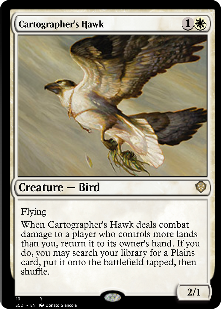 Cartographer's Hawk [Starter Commander Decks] | Good Games Cannington