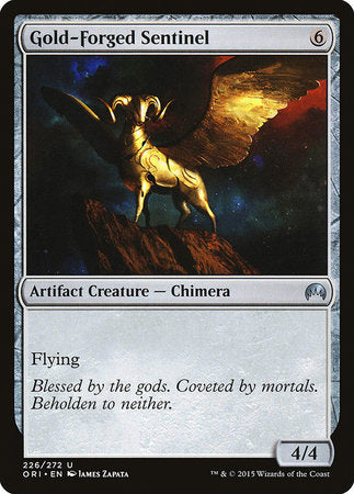Gold-Forged Sentinel [Magic Origins] | Good Games Cannington