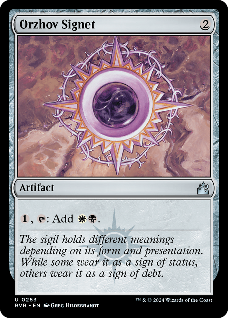Orzhov Signet [Ravnica Remastered] | Good Games Cannington