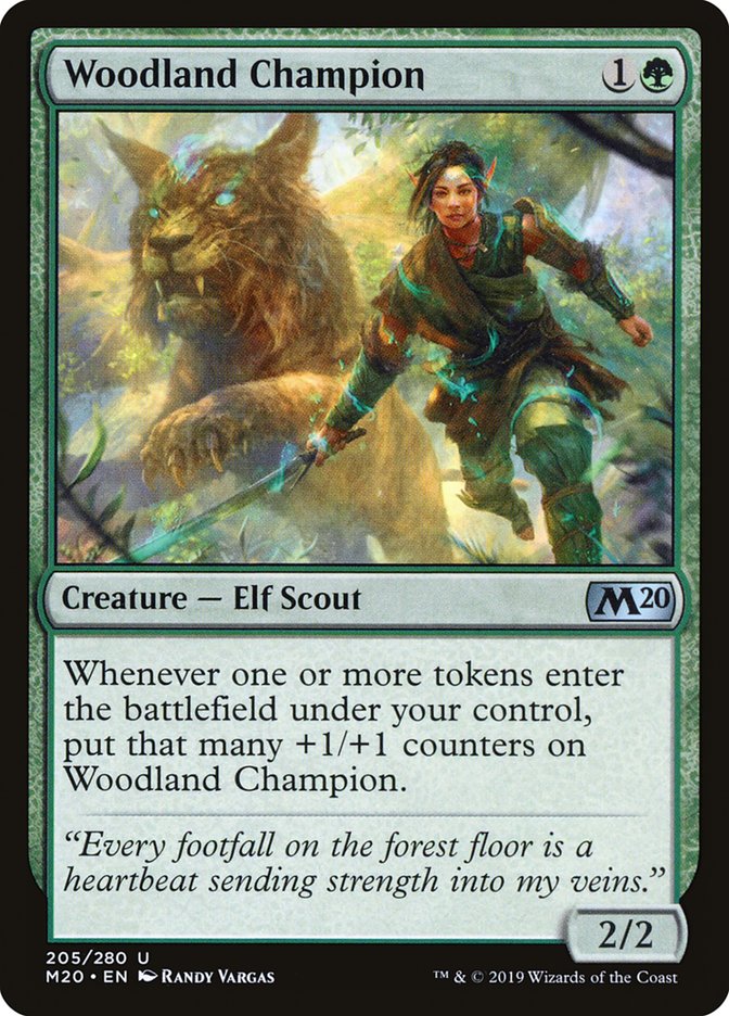 Woodland Champion [Core Set 2020] | Good Games Cannington
