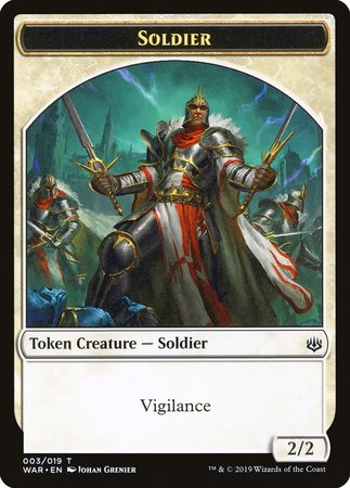 Soldier Token [War of the Spark Tokens] | Good Games Cannington