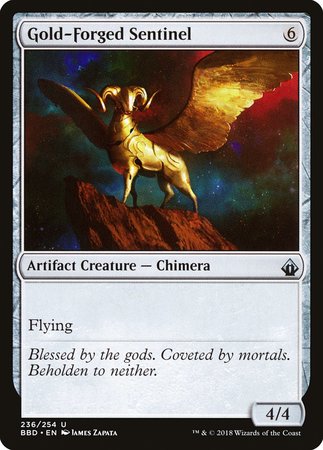 Gold-Forged Sentinel [Battlebond] | Good Games Cannington