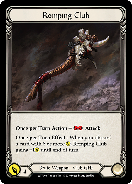 Dawnblade // Romping Club [WTR115-T // WTR003-T] Alpha Print Normal | Good Games Cannington