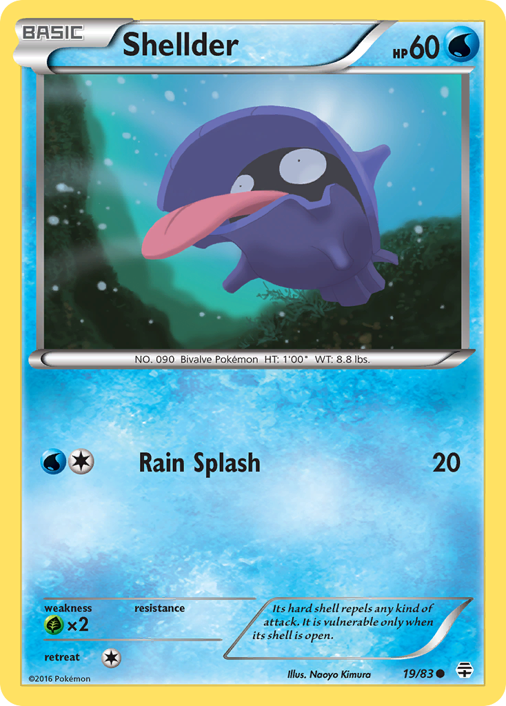 Shellder (19/83) [XY: Generations] | Good Games Cannington