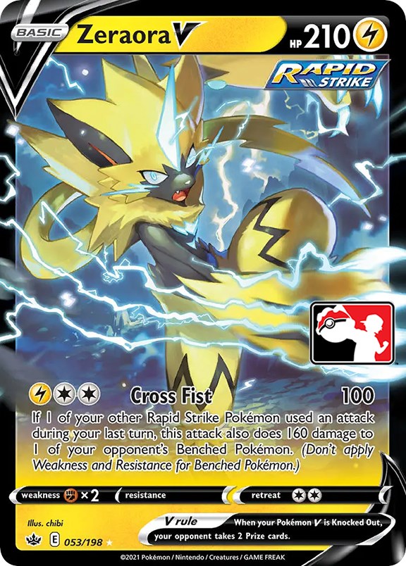 Zeraora V (053/198) [Prize Pack Series One] | Good Games Cannington