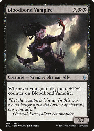 Bloodbond Vampire [Battle for Zendikar] | Good Games Cannington