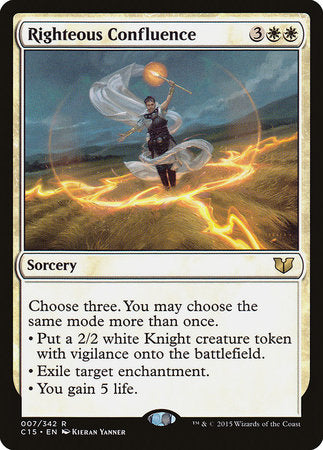 Righteous Confluence [Commander 2015] | Good Games Cannington