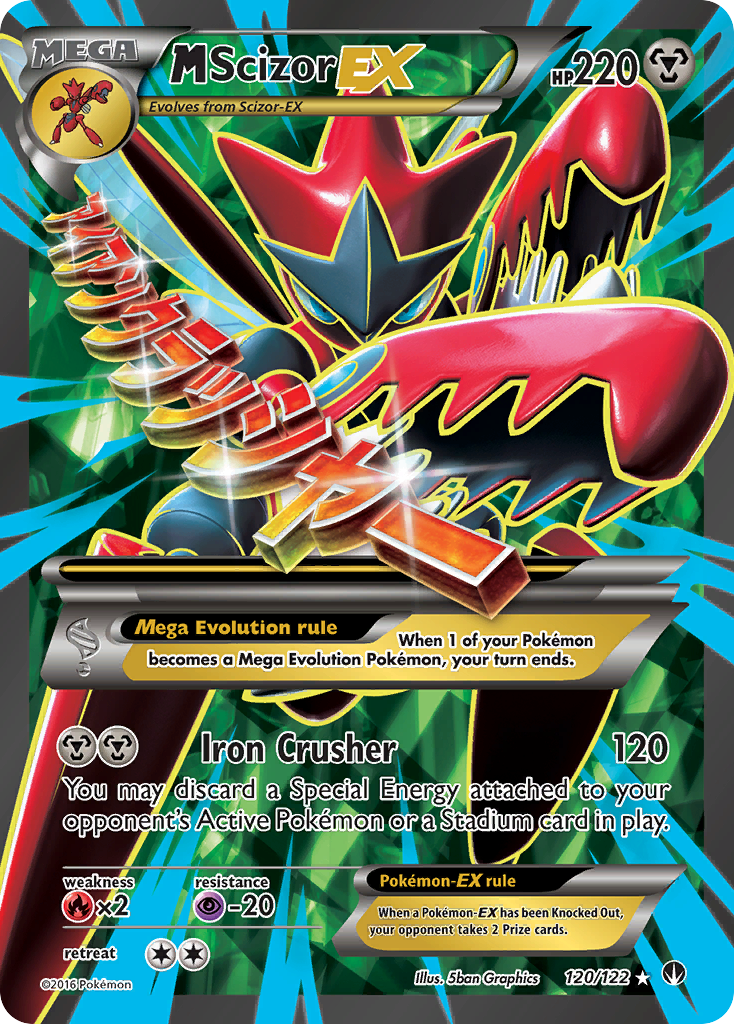 M Scizor EX (120/122) [XY: BREAKpoint] | Good Games Cannington