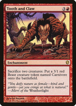Tooth and Claw [Commander 2013] | Good Games Cannington