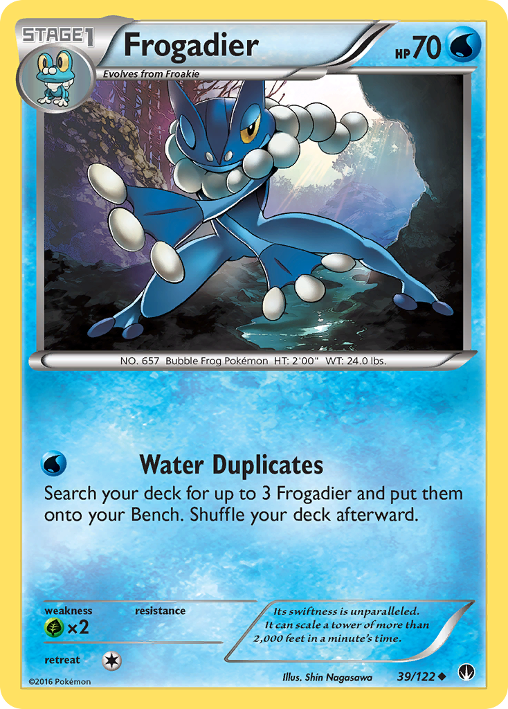 Frogadier (39/122) [XY: BREAKpoint] | Good Games Cannington