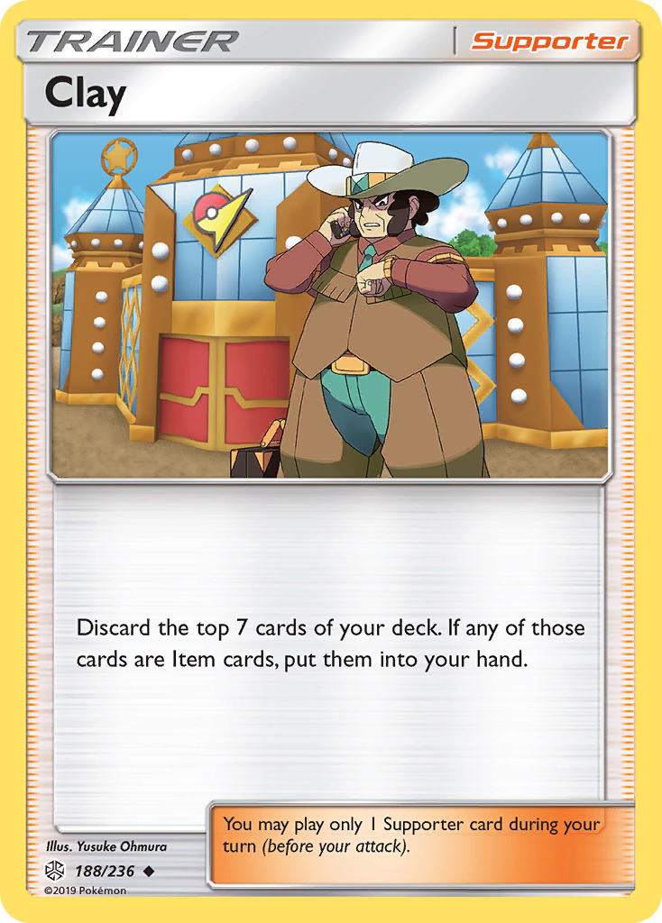 Clay (188/236) [Sun & Moon: Cosmic Eclipse] | Good Games Cannington
