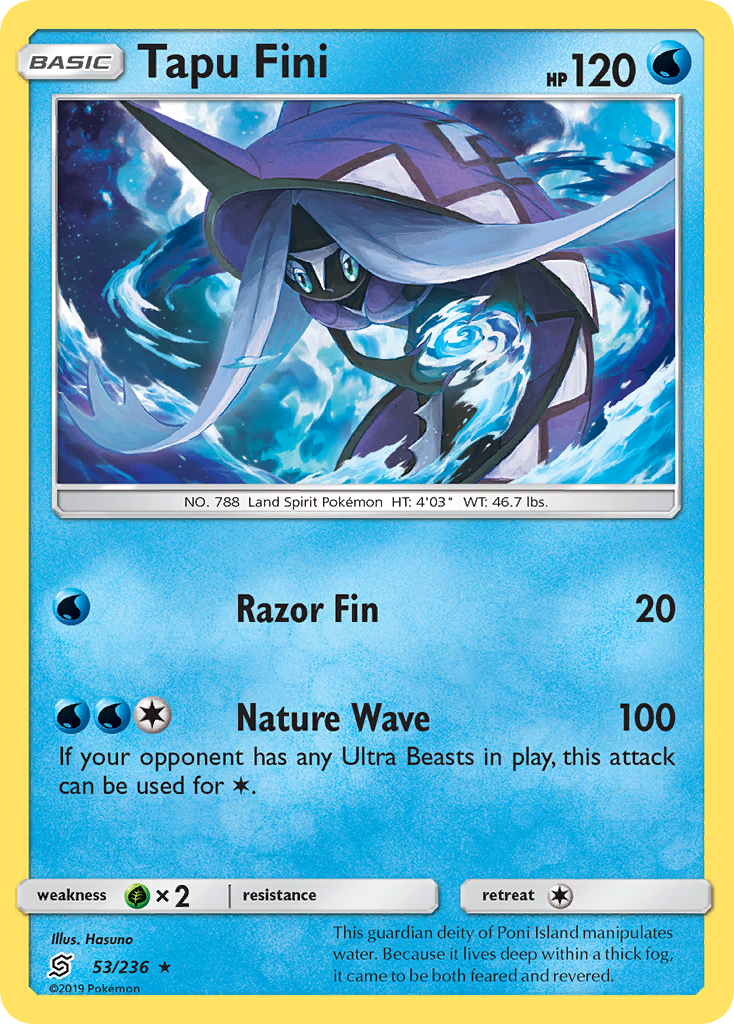 Tapu Fini (53/236) [Sun & Moon: Unified Minds] | Good Games Cannington