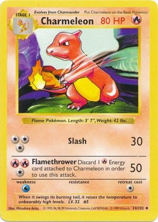 Charmeleon (24/102) [Base Set Shadowless Unlimited] | Good Games Cannington
