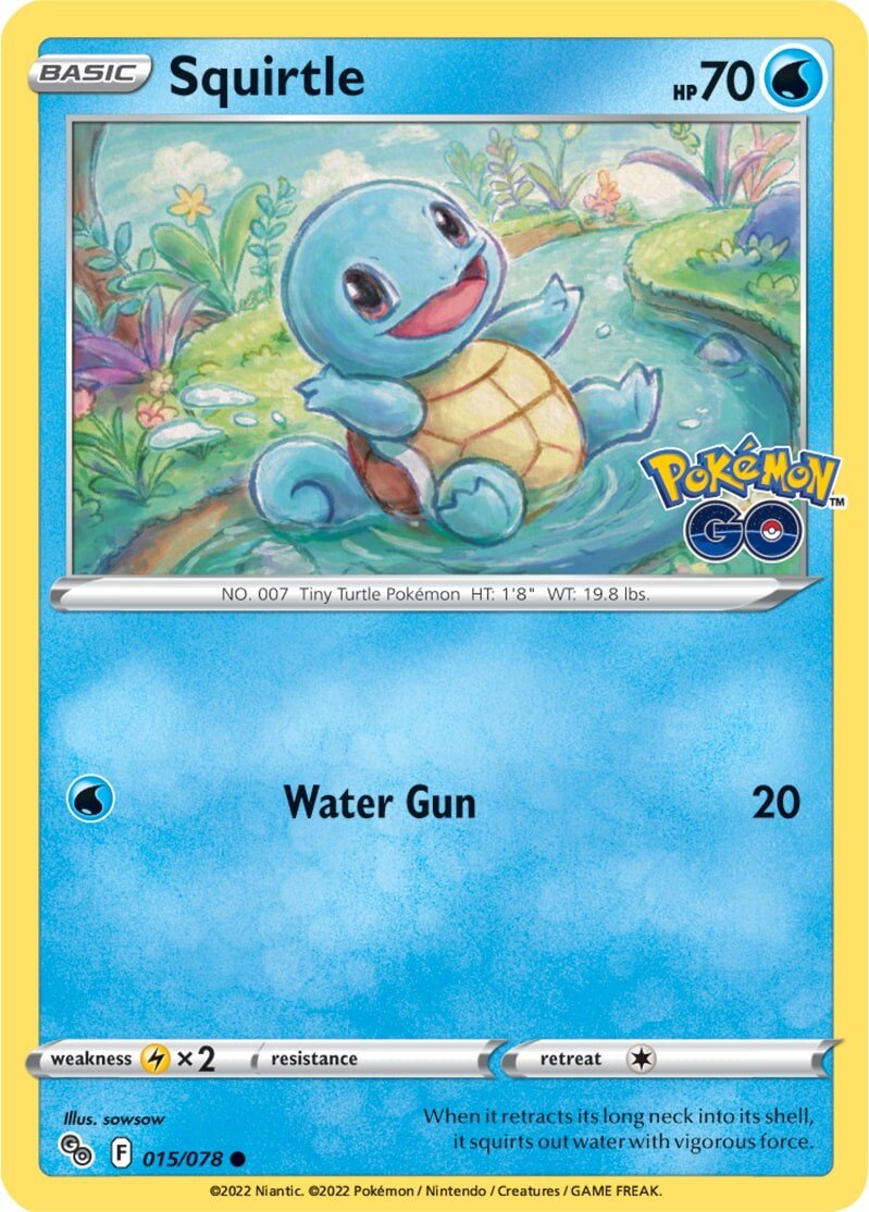 Squirtle (015/078) [Pokémon GO] | Good Games Cannington