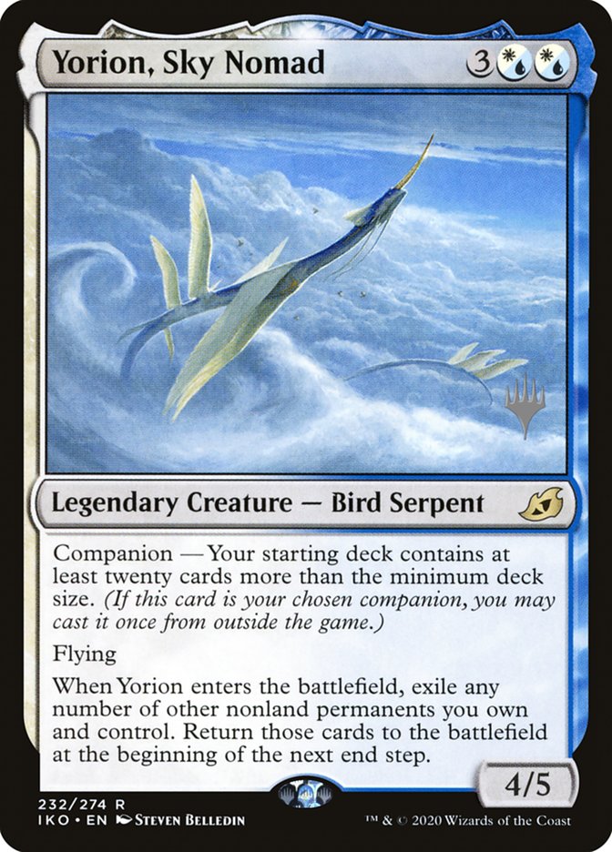 Yorion, Sky Nomad (Promo Pack) [Ikoria: Lair of Behemoths Promos] | Good Games Cannington