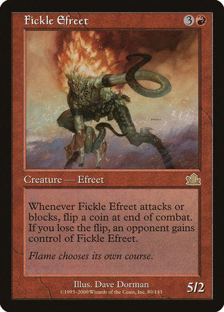 Fickle Efreet [Prophecy] | Good Games Cannington