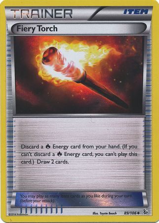 Fiery Torch (89/106) (Sheen Holo Pyroar Collection Exclusive) [XY: Flashfire] | Good Games Cannington