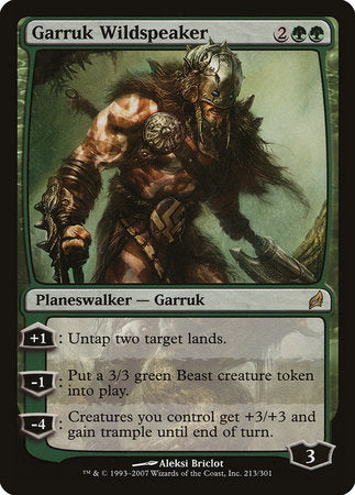 Garruk Wildspeaker [Lorwyn] | Good Games Cannington