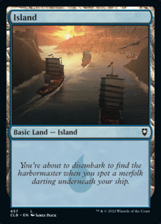 Island (457) [Commander Legends: Battle for Baldur's Gate] | Good Games Cannington