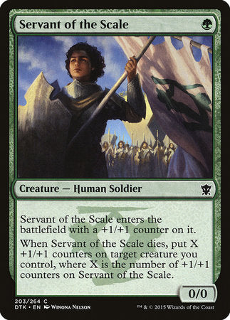 Servant of the Scale [Dragons of Tarkir] | Good Games Cannington