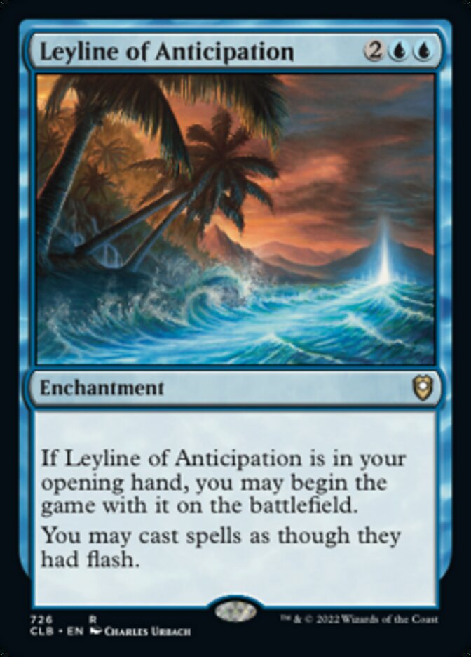 Leyline of Anticipation [Commander Legends: Battle for Baldur's Gate] | Good Games Cannington