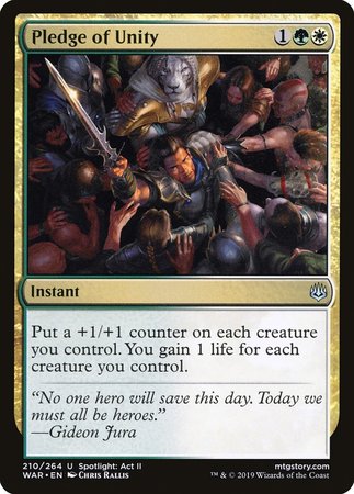 Pledge of Unity [War of the Spark] | Good Games Cannington