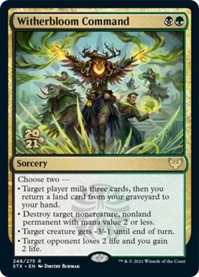 Witherbloom Command [Strixhaven: School of Mages Prerelease Promos] | Good Games Cannington