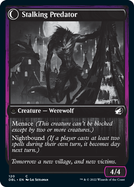 Shady Traveler // Stalking Predator [Innistrad: Double Feature] | Good Games Cannington