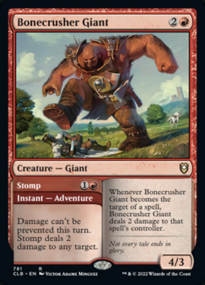 Bonecrusher Giant // Stomp [Commander Legends: Battle for Baldur's Gate] | Good Games Cannington