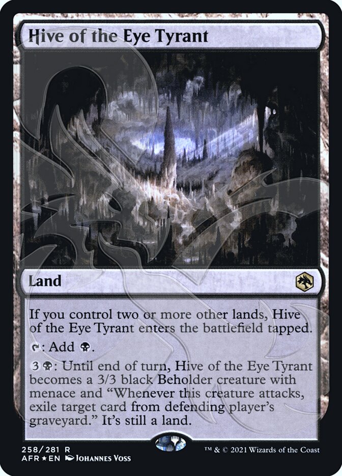 Hive of the Eye Tyrant (Ampersand Promo) [Dungeons & Dragons: Adventures in the Forgotten Realms Promos] | Good Games Cannington
