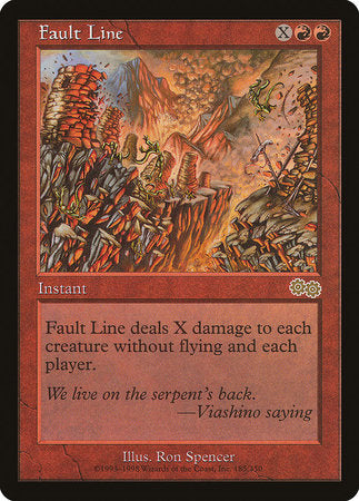 Fault Line [Urza's Saga] | Good Games Cannington