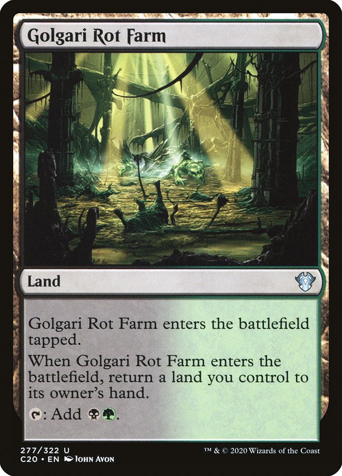 Golgari Rot Farm [Commander 2020] | Good Games Cannington