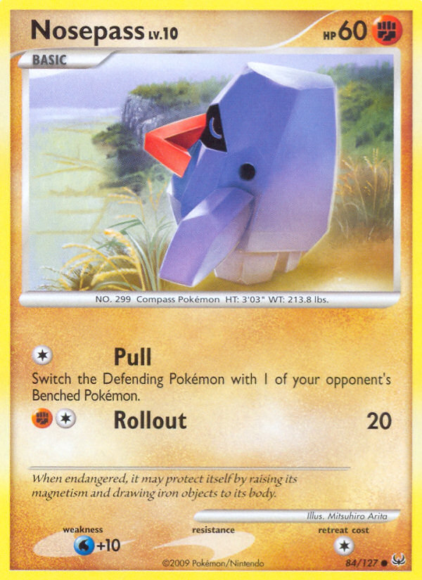Nosepass (84/127) [Platinum: Base Set] | Good Games Cannington