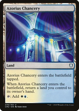 Azorius Chancery [Commander Anthology Volume II] | Good Games Cannington