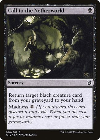 Call to the Netherworld [Commander 2019] | Good Games Cannington