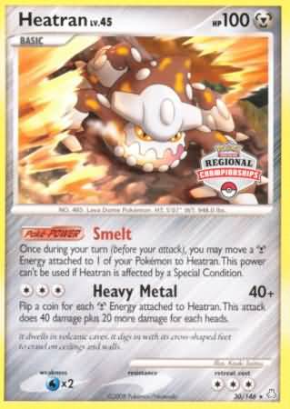 Heatran (30/146) (Regional Championships) [Diamond & Pearl: Legends Awakened] | Good Games Cannington
