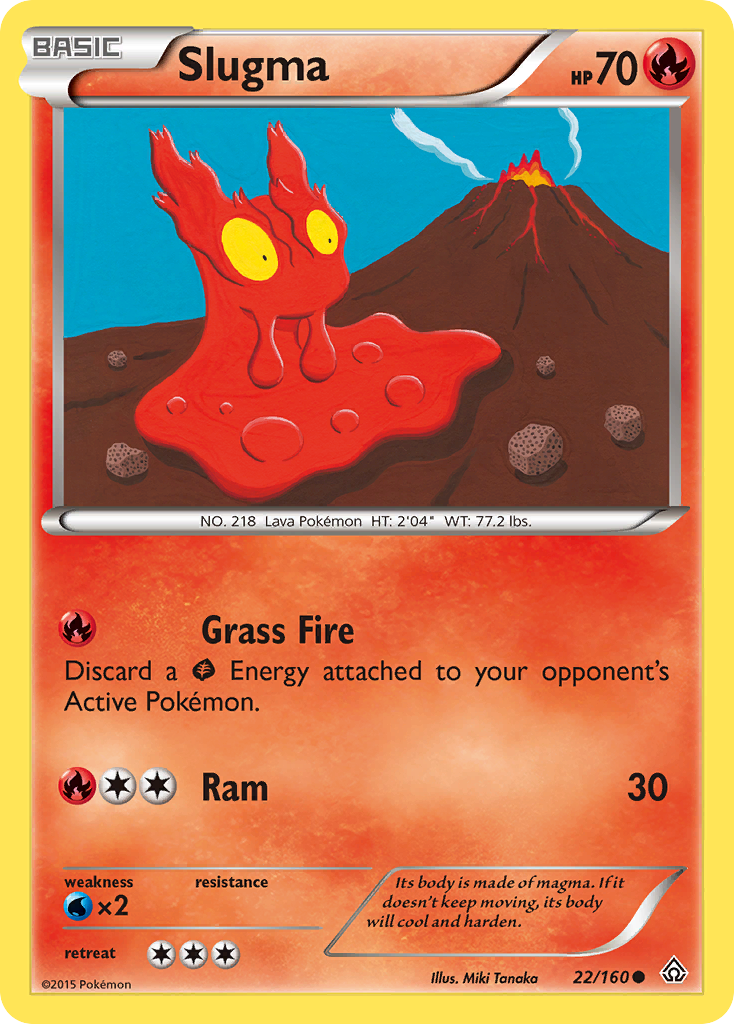 Slugma (22/160) [XY: Primal Clash] | Good Games Cannington