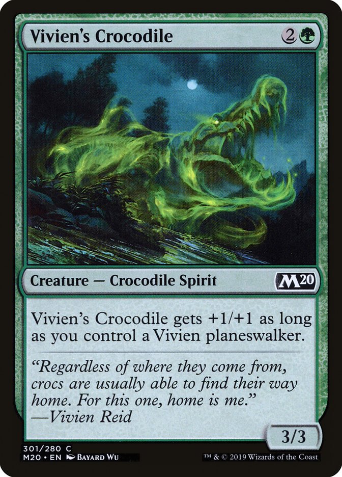Vivien's Crocodile [Core Set 2020] | Good Games Cannington