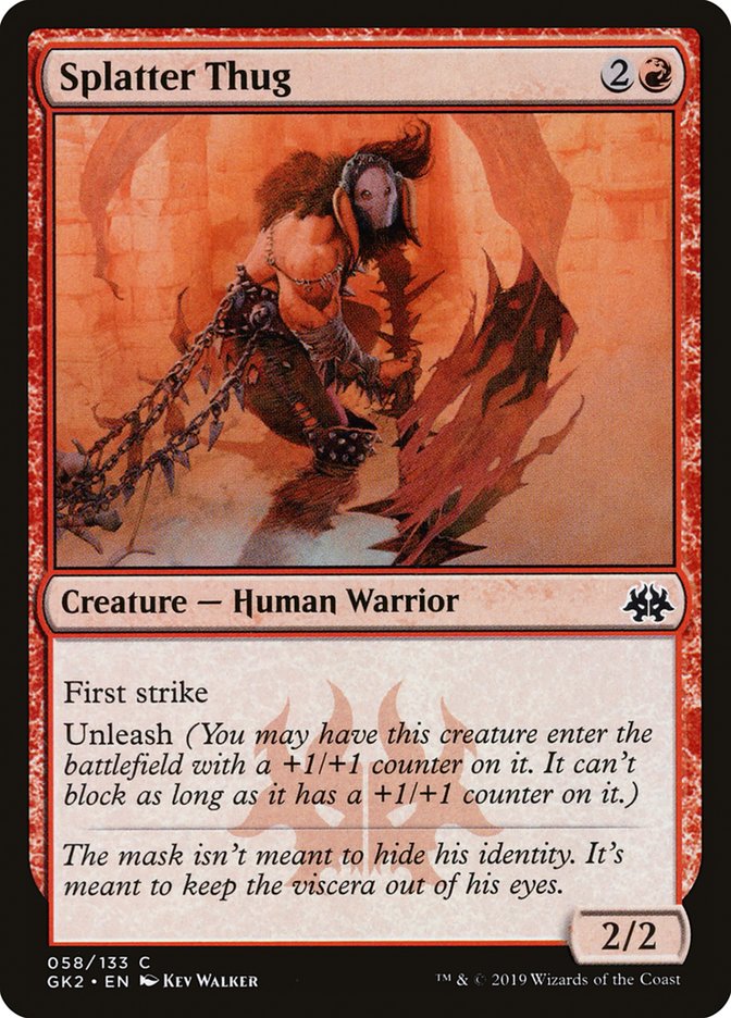 Splatter Thug [Ravnica Allegiance Guild Kit] | Good Games Cannington