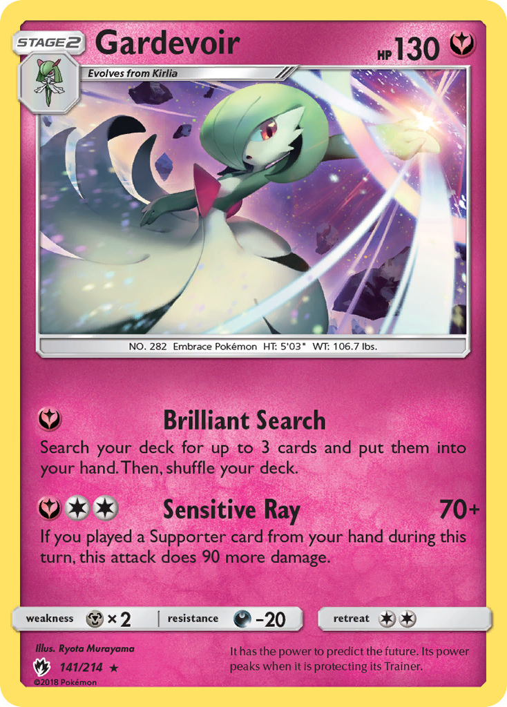 Gardevoir (141/214) [Sun & Moon: Lost Thunder] | Good Games Cannington