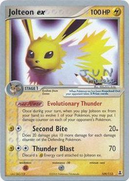 Jolteon ex (109/113) (Flyvees - Jun Hasebe) [World Championships 2007] | Good Games Cannington