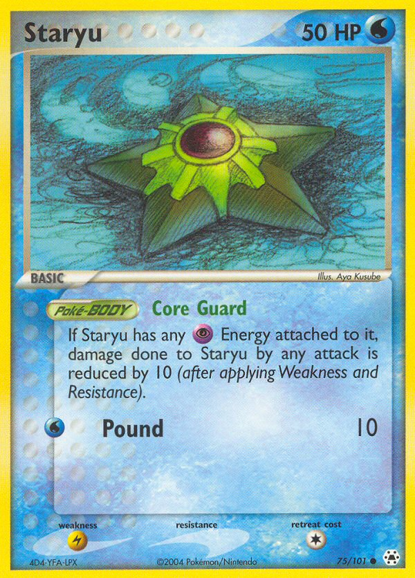 Staryu (75/101) [EX: Hidden Legends] | Good Games Cannington