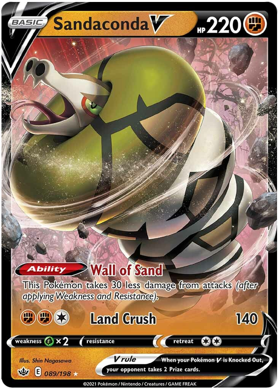Sandaconda V (089/198) [Sword & Shield: Chilling Reign] | Good Games Cannington