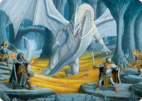 Cave of the Frost Dragon Art Card [Dungeons & Dragons: Adventures in the Forgotten Realms Art Series] | Good Games Cannington
