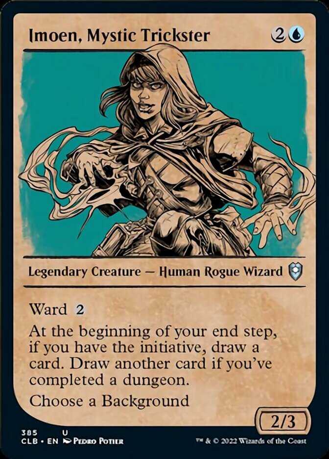 Imoen, Mystic Trickster (Showcase) [Commander Legends: Battle for Baldur's Gate] | Good Games Cannington