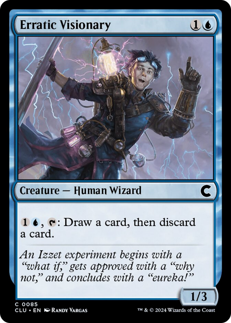Erratic Visionary [Ravnica: Clue Edition] | Good Games Cannington